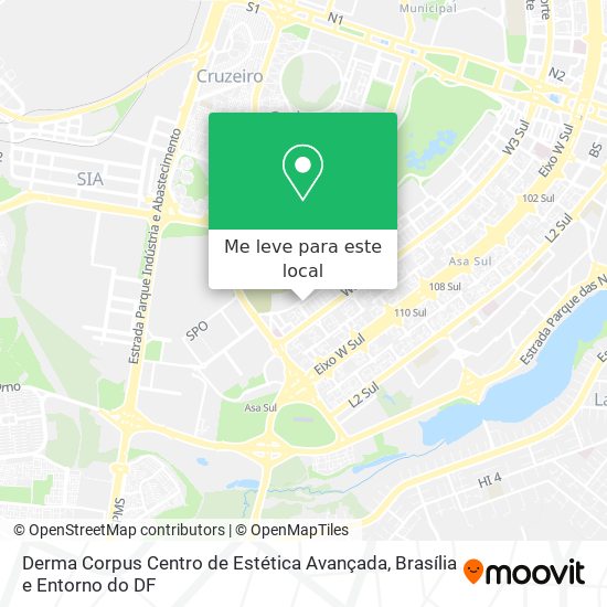 Derma Corpus Centro de Estética Avançada mapa