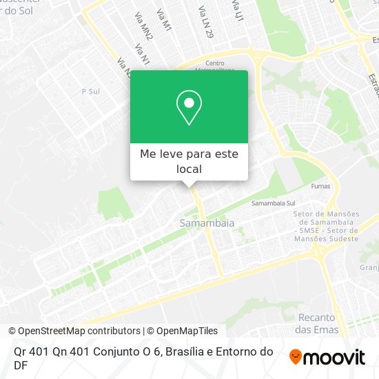 Qr 401 Qn 401 Conjunto O 6 mapa