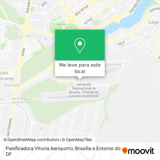 Panificadora Vitoria Aeroporto mapa