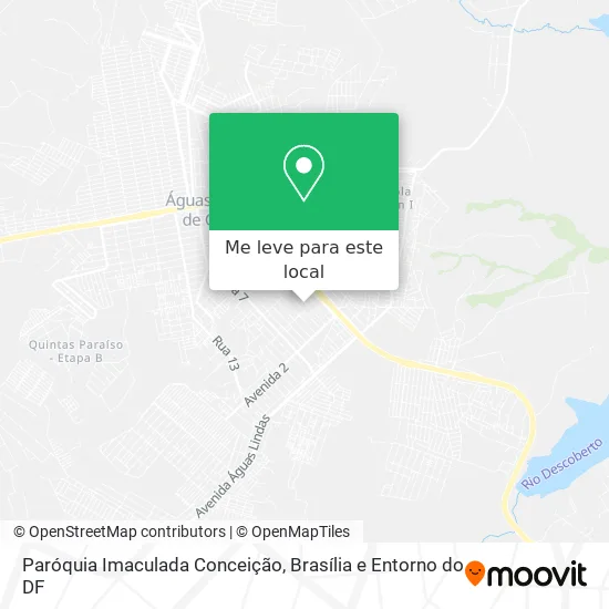 Paróquia Imaculada Conceição mapa