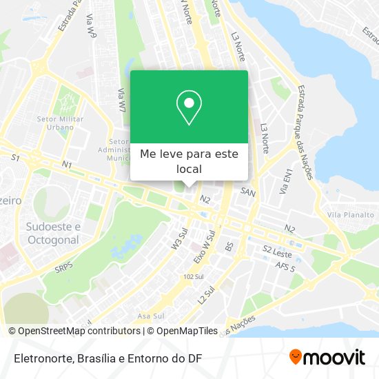 Eletronorte mapa