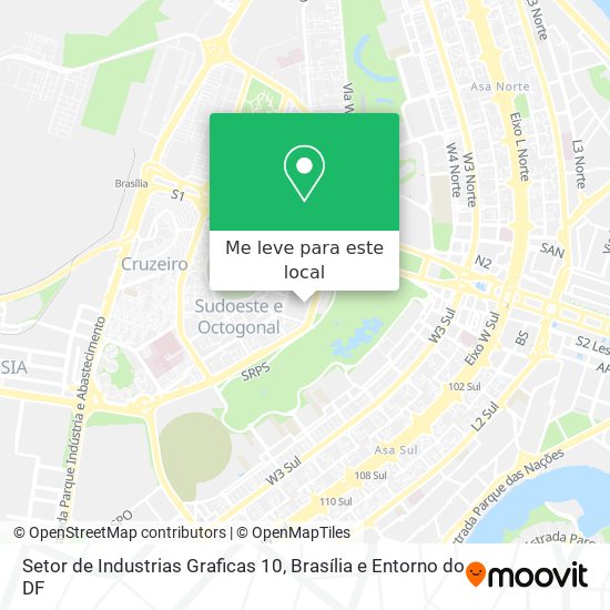 Setor de Industrias Graficas 10 mapa