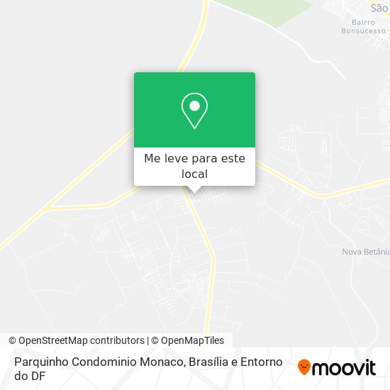Parquinho Condominio Monaco mapa
