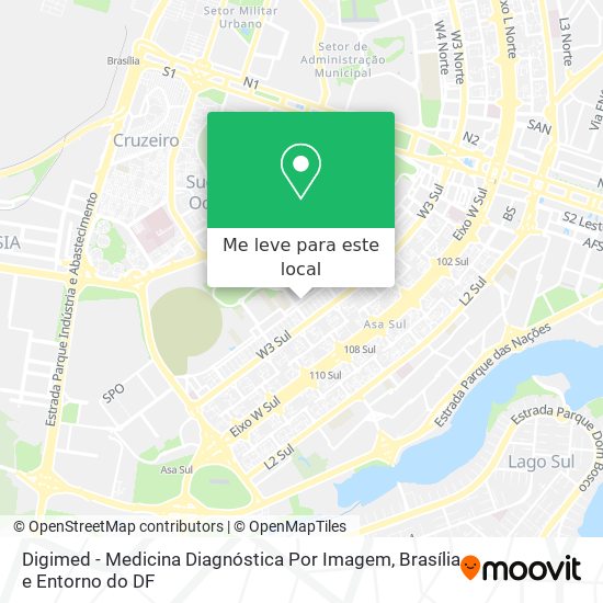 Digimed - Medicina Diagnóstica Por Imagem mapa