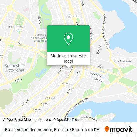 Brasileirinho Restaurante mapa