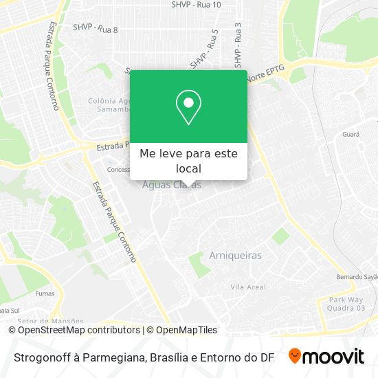 Strogonoff à Parmegiana mapa