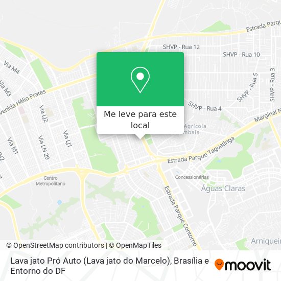 Lava jato Pró Auto (Lava jato do Marcelo) mapa