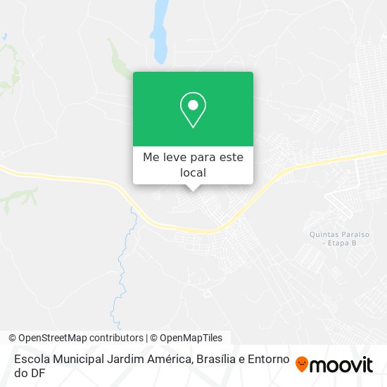 Escola Municipal Jardim América mapa