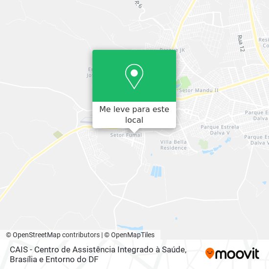 CAIS - Centro de Assistência Integrado à Saúde mapa