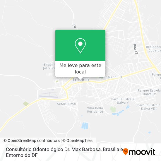 Consultório Odontológico Dr. Max Barbosa mapa