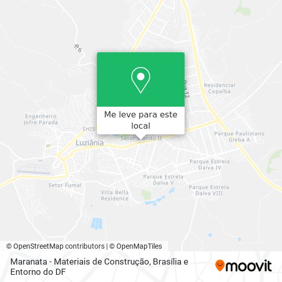 Maranata - Materiais de Construção mapa