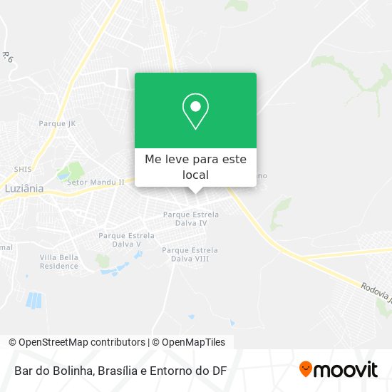 Bar do Bolinha mapa