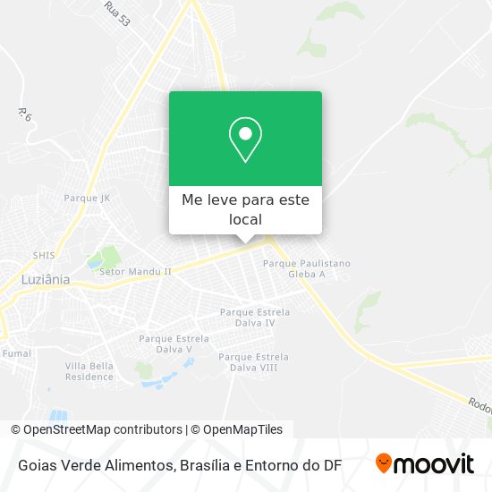 Goias Verde Alimentos mapa