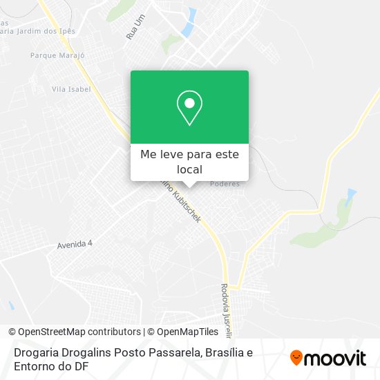Drogaria Drogalins Posto Passarela mapa