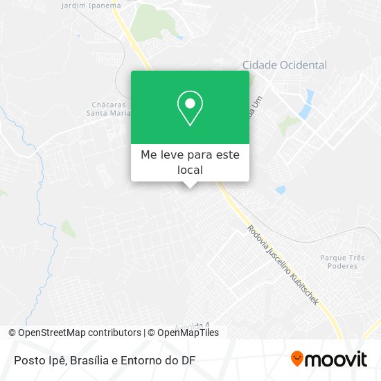 Posto Ipê mapa