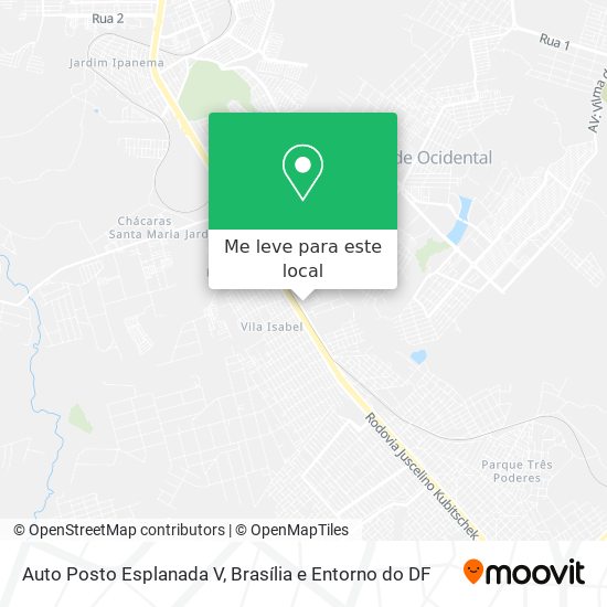 Auto Posto Esplanada V mapa