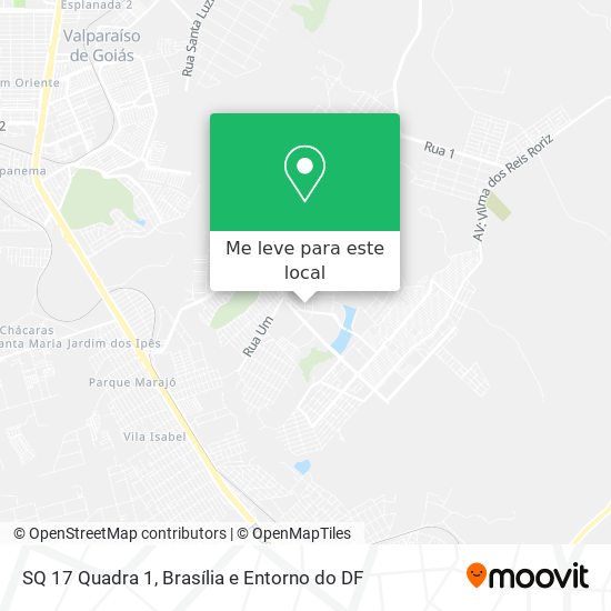 SQ 17 Quadra 1 mapa
