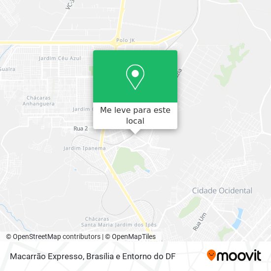 Macarrão Expresso mapa