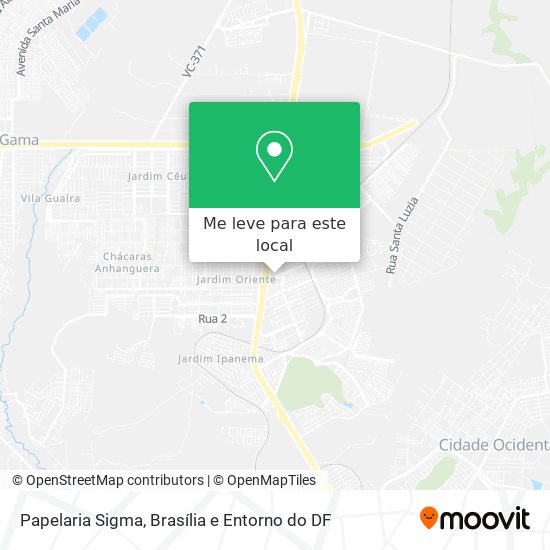 Papelaria Sigma mapa
