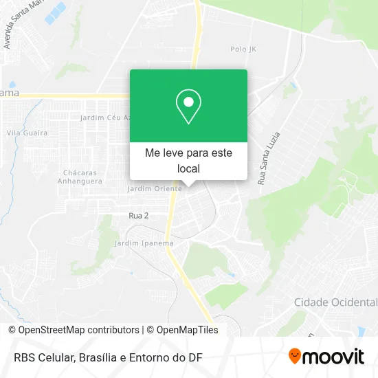 RBS Celular mapa