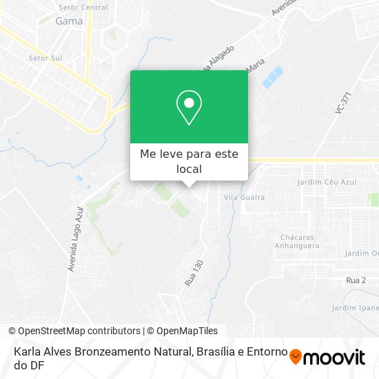 Karla Alves Bronzeamento Natural mapa
