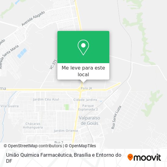 União Química Farmacêutica mapa