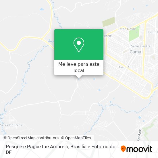 Pesque e Pague Ipê Amarelo mapa