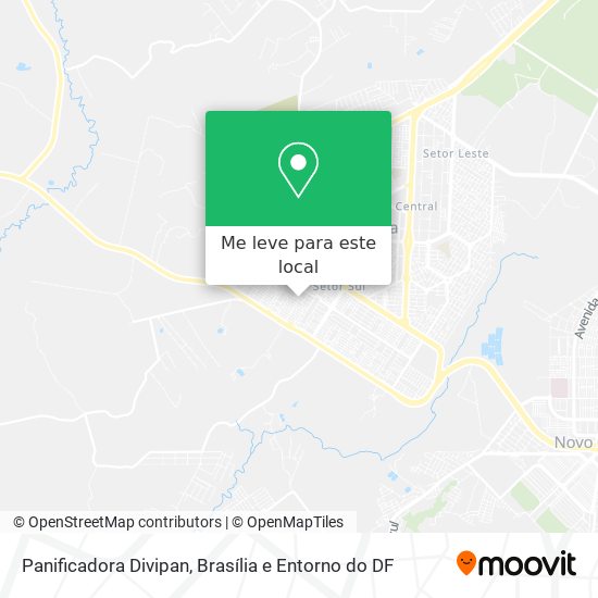 Panificadora Divipan mapa