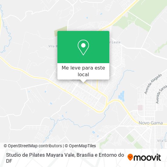 Studio de Pilates Mayara Vale mapa