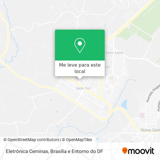 Eletrônica Ceminas mapa