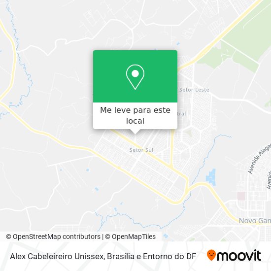 Alex Cabeleireiro Unissex mapa