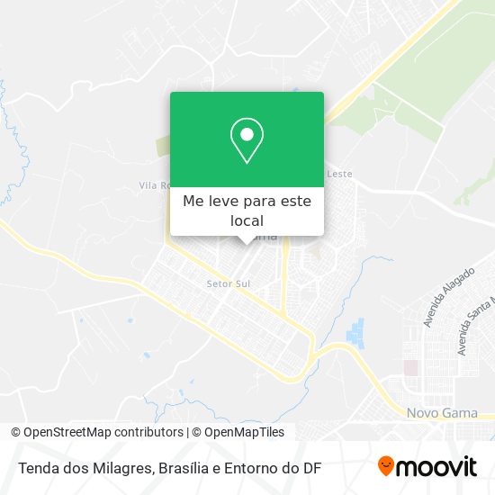 Tenda dos Milagres mapa