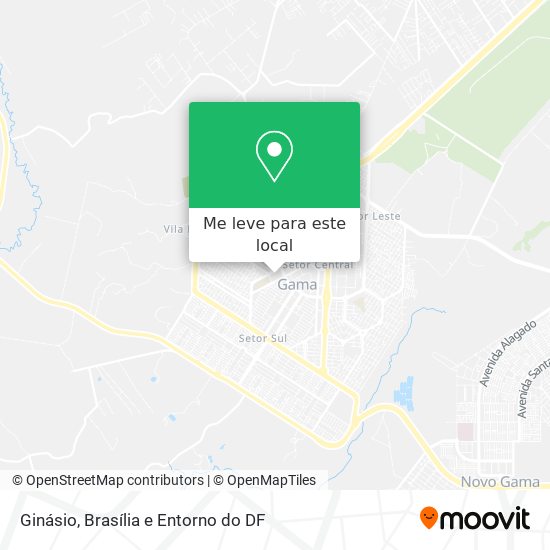 Ginásio mapa