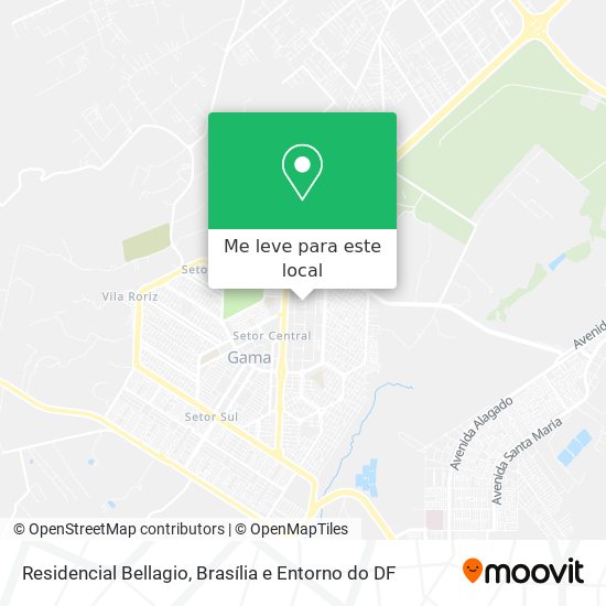 Residencial Bellagio mapa