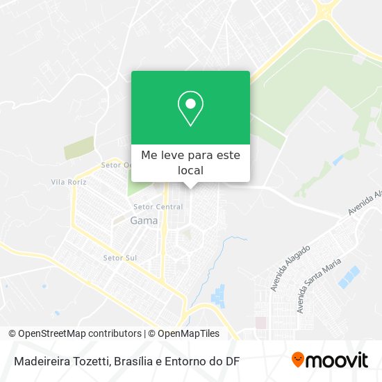 Madeireira Tozetti mapa