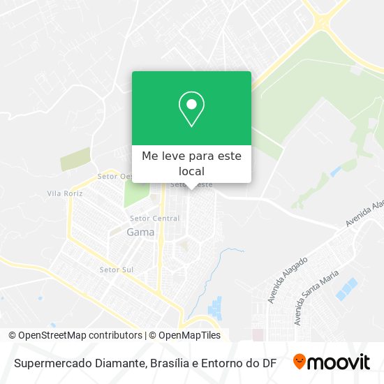 Supermercado Diamante mapa