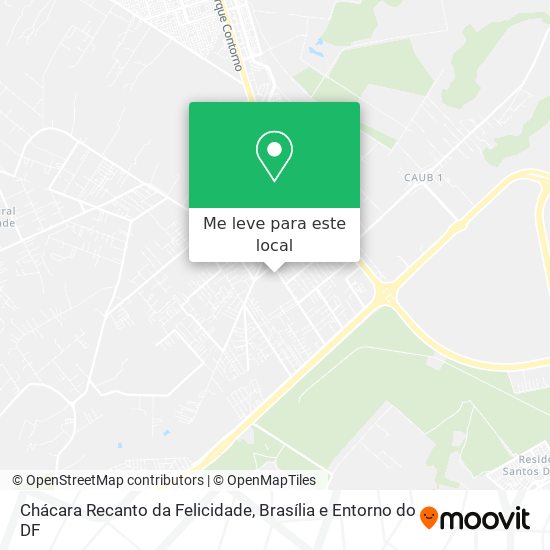 Chácara Recanto da Felicidade mapa