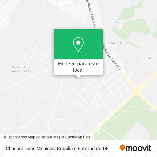 Chácara Duas Meninas mapa