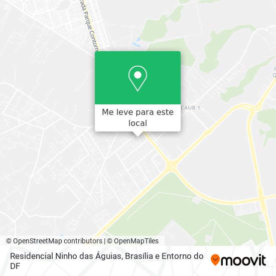 Residencial Ninho das Águias mapa