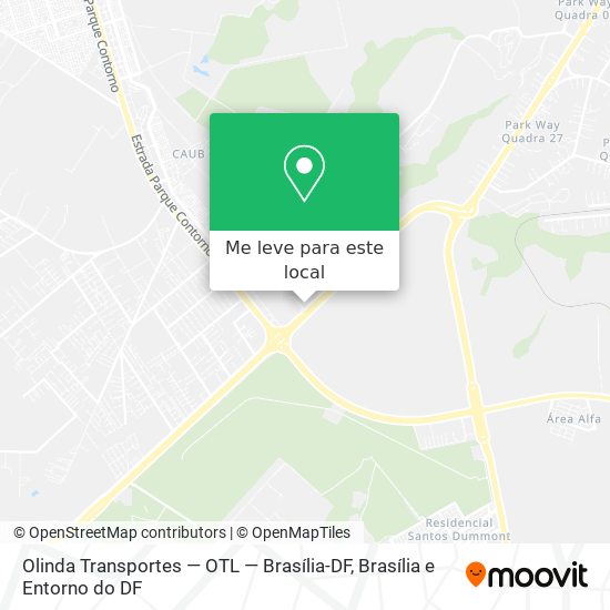 Olinda Transportes — OTL — Brasília-DF mapa