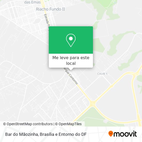 Bar do Mãozinha mapa