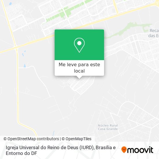 Igreja Universal do Reino de Deus (IURD) mapa