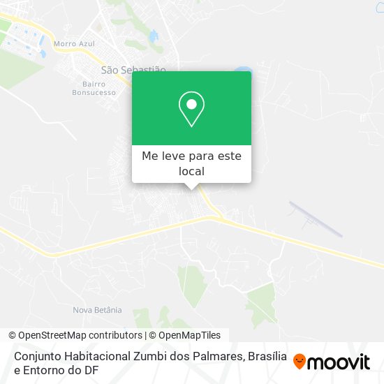 Conjunto Habitacional Zumbi dos Palmares mapa
