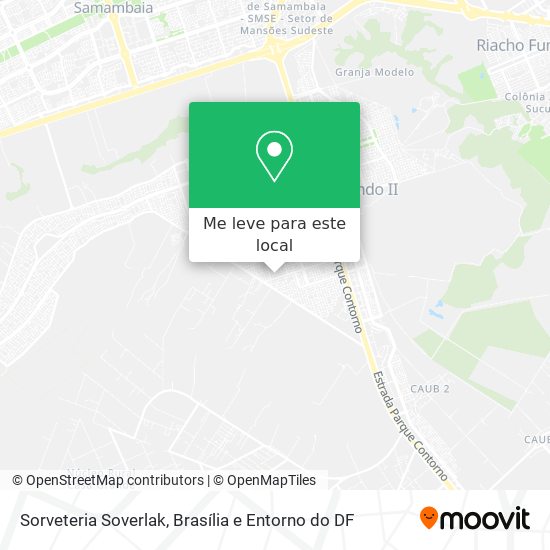 Sorveteria Soverlak mapa