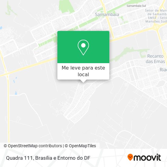 Quadra 111 mapa