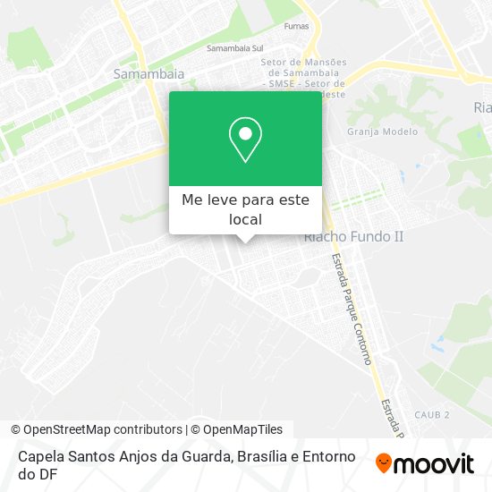 Capela Santos Anjos da Guarda mapa