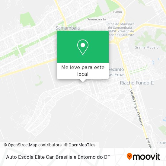 Auto Escola Elite Car mapa