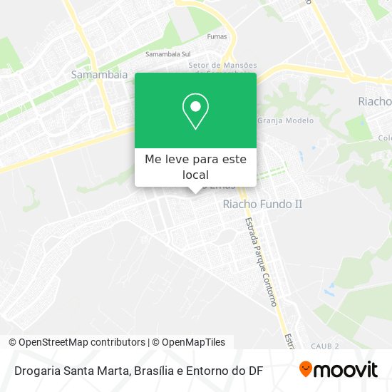 Drogaria Santa Marta mapa