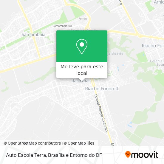 Auto Escola Terra mapa