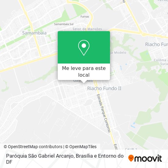 Paróquia São Gabriel Arcanjo mapa